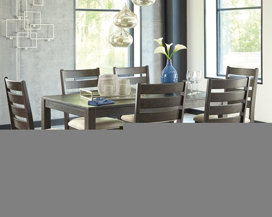 Rokane Dining Room Table Set (7/CN)