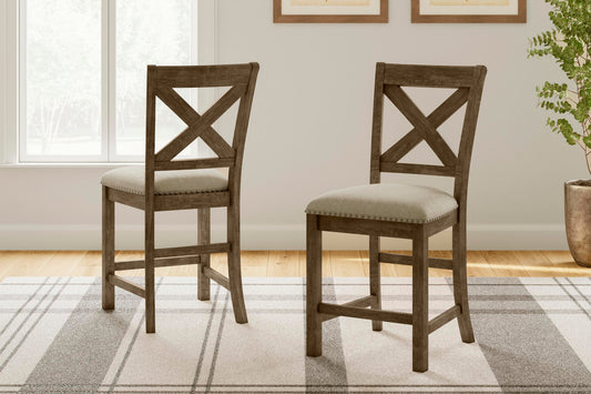 Moriville Upholstered Barstool (2/CN)