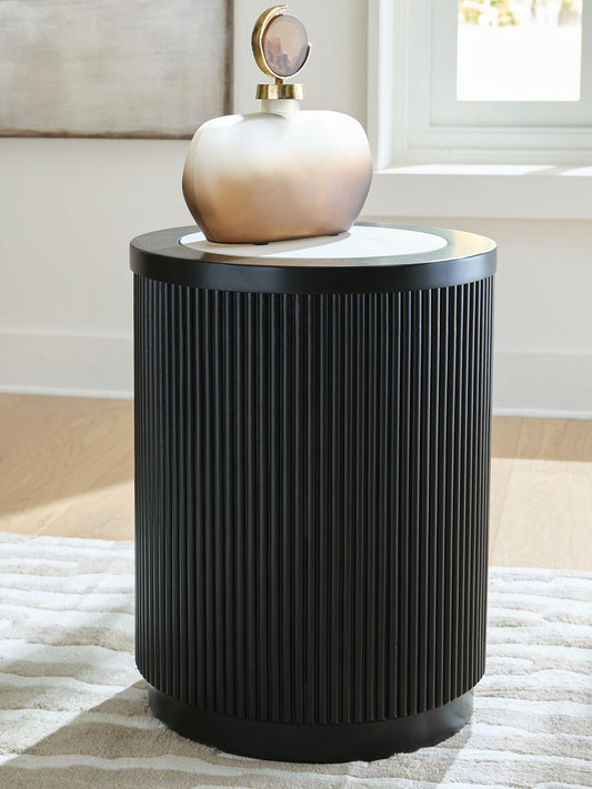 Grayman Round End Table