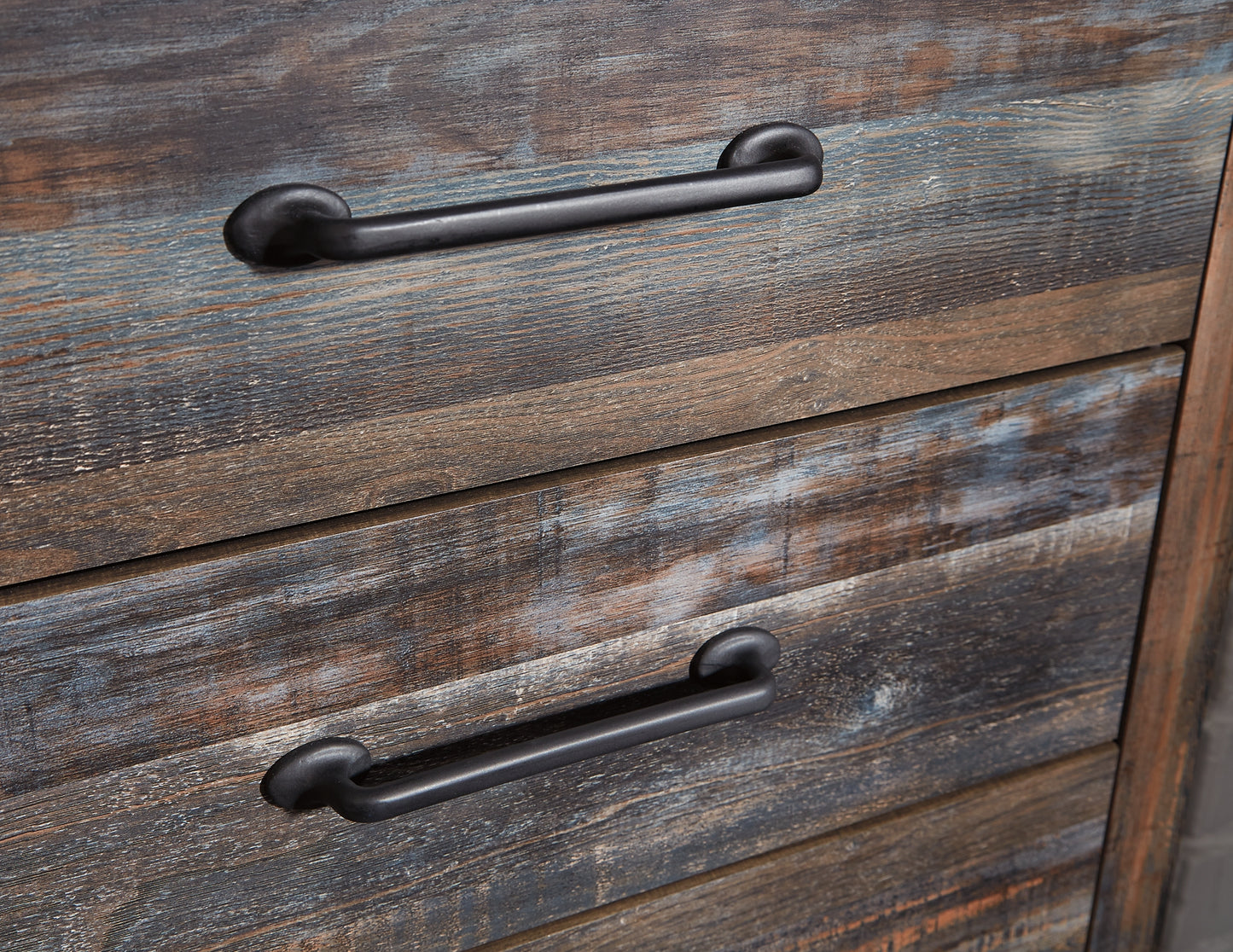 Drystan Full Panel Bed with 4 Storage Drawers, Dresser, Mirror, Chest and Nightstand