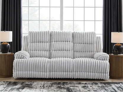 Rhines Falls REC PWR Sofa w/Drop Down Table