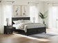 Lanolee King Panel Storage Bed