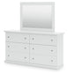 Bostwick Shoals Queen Panel Bed, Dresser and Mirror