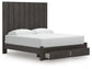 Fraluna King Panel Storage Bed, Dresser and Mirror
