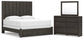 Fraluna King Panel Storage Bed, Dresser and Mirror