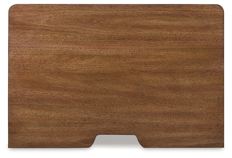 Rowlenstown King Poster Bed with Mirrored Dresser and Nightstand