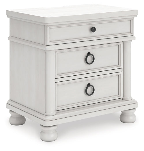 Rowlenstown Queen Poster Bed, Dresser, Mirror and Nightstand