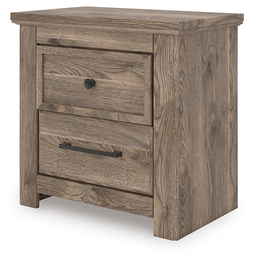 Rusticott King Poster Bed, Dresser, Mirror and Nightstand