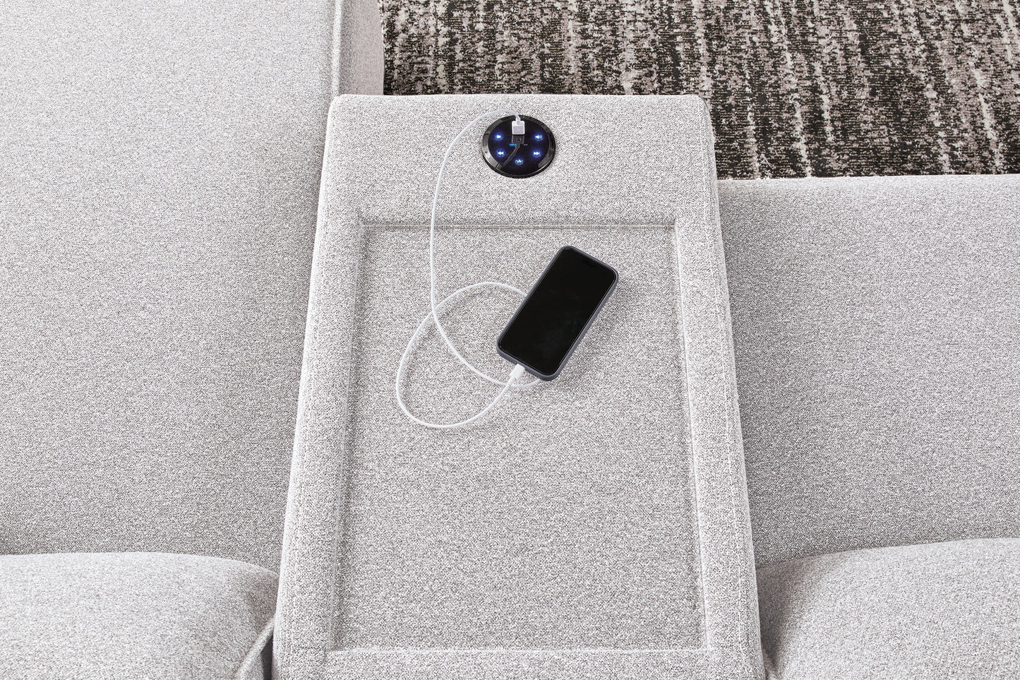 Modmax II 7-Piece Power Reclining Sectional with Chaise and Audio Consoles