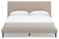 Cielden California King Upholstered Bed with Roll Slats, Dresser, Mirror and Nightstand