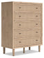 Cielden Full Upholstered Bed with Roll Slats, Dresser, Mirror, Chest and Nightstand