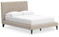 Cielden Full Upholstered Bed with Roll Slats, Dresser, Mirror, Chest and Nightstand