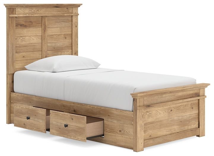 Makidern Twin Panel Storage Bed