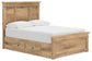Makidern Full Panel Storage Bed