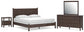 Pamytta King Panel Bed, Dresser, Mirror and Nightstand