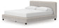 Zuraleus California King Upholstered Bed, Dresser and Mirror