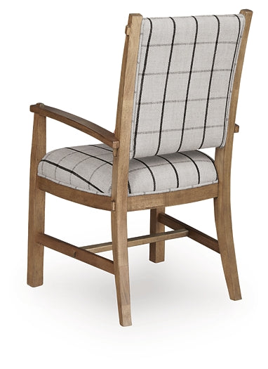 Ridgester Dining UPH Arm Chair (2/CN)