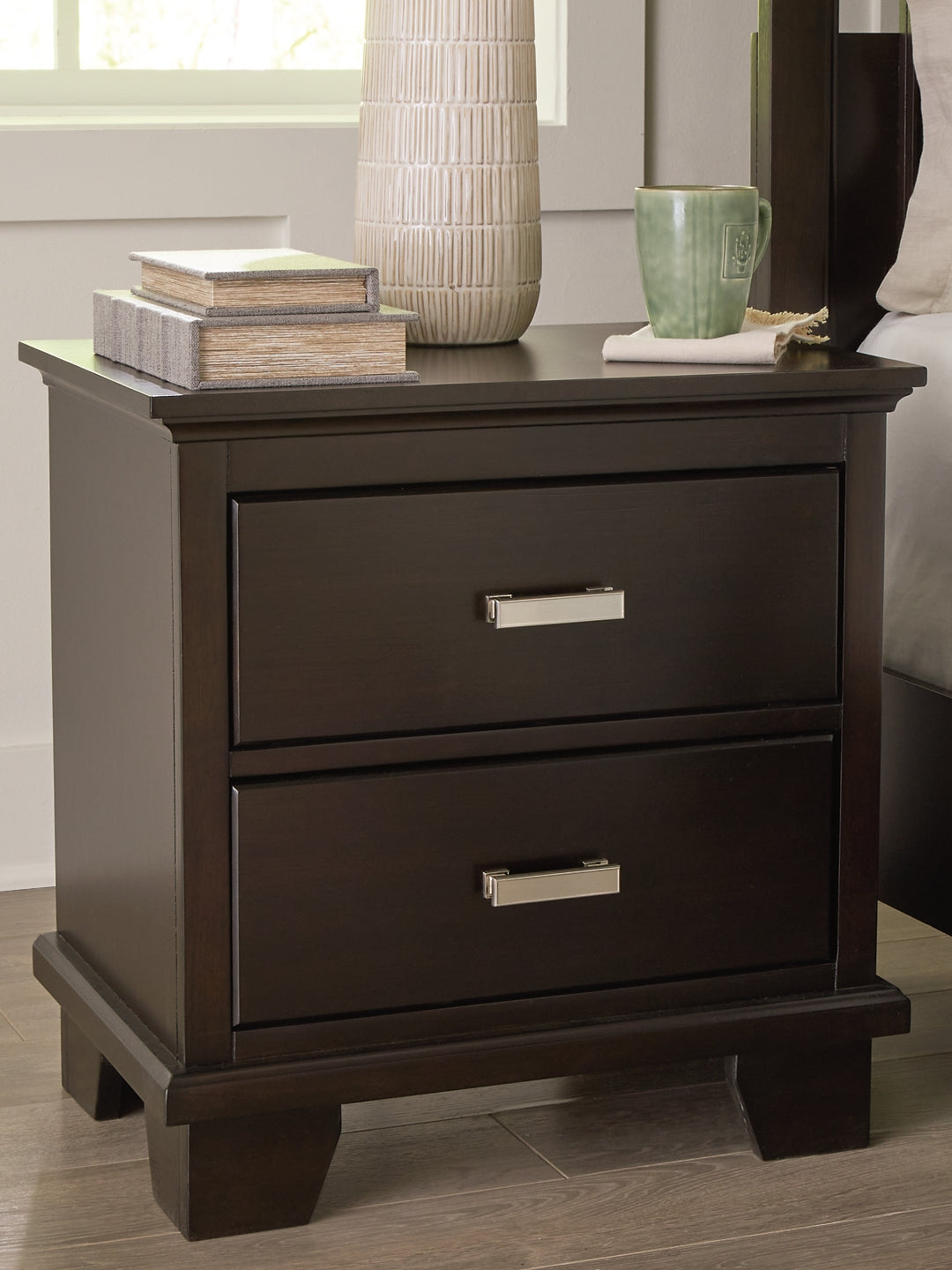 Covetown Two Drawer Night Stand