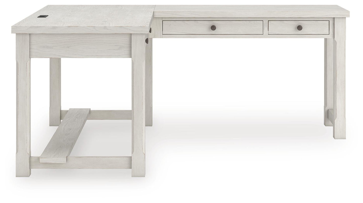 Robbinsdale L-Shaped Home Office Desk