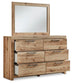 Hyanna Full Panel Storage Bed, Dresser, Mirror, Chest and Nightstand
