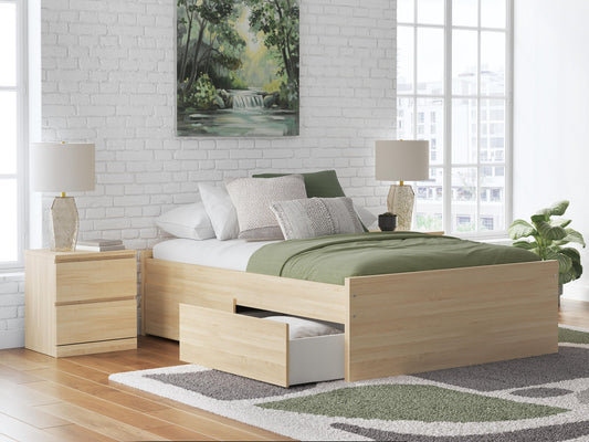 Onita Full Platform Bed with 2 Side Storage