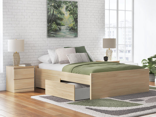 Onita Queen Platform Bed with 1 Side Storage