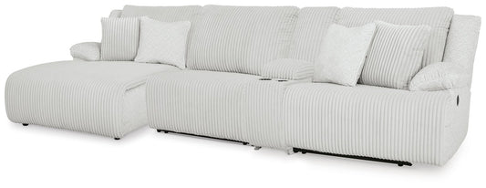 Top Tier 4-Piece Reclining Sectional with Chaise