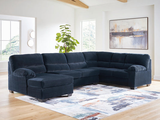 SimpleJoy 3-Piece Sectional with Chaise