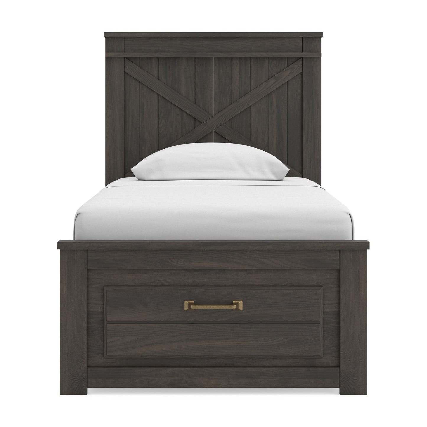 Vonitta Bay Twin Panel Platform Storage Bed