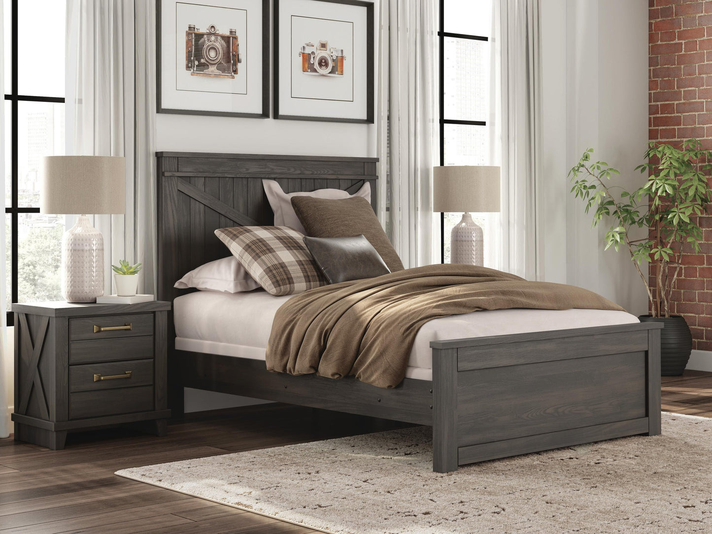 Vonitta Bay Full Panel Bed