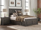 Vonitta Bay Full Panel Storage Bed