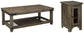 Danell Ridge Coffee Table with 1 End Table
