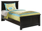 Maribel Twin Panel Bed with Mirrored Dresser and Nightstand