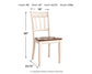 Whitesburg Dining Table and 4 Chairs